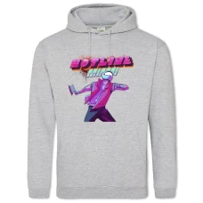 Hoodie with Print Hotline Miami Hero - 2XL grey