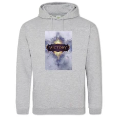 Hoodie with Print League Of Legends Victory - 2XL grey