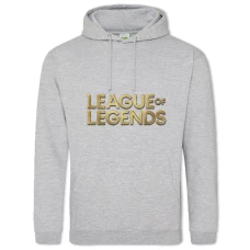 Hoodie with Print League Of Legends Logo Print - 2XL grey