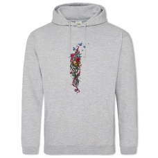 Hoodie with Print Life Is Strange Tattoo Edition - 2XL grey