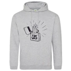 Hoodie with Print Life Is Strange Fire Walk - 2XL grey