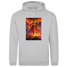 Hoodie with Print Magic: The Gathering Fire Girl - 2XL grey