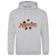 Hoodie with Print Magic: The Gathering Logo Print - 2XL grey