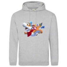 Hoodie with Print Mario Heroes - 2XL grey