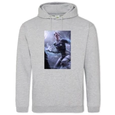Hoodie with Print Mass Effect Powerful Woman - 2XL grey