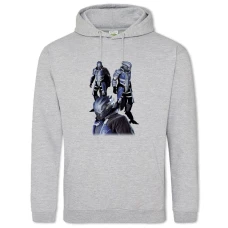 Hoodie with Print Mass Effect Theme - 2XL grey