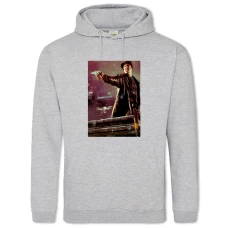 Hoodie with Print Max Payne Hero - 2XL grey