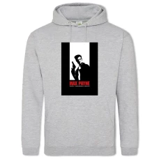 Hoodie with Print Max Payne Print - 2XL grey