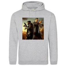 Hoodie with Print Max Payne Theme - 2XL grey