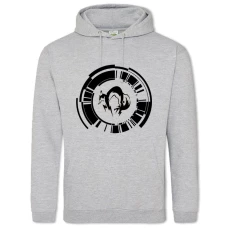 Hoodie with Print Metal Gear Sign - 2XL grey