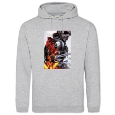 Hoodie with Print Metal Gear Theme - 2XL grey
