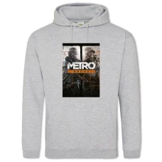 Hoodie with Print Metro Redux - 2XL grey