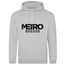 Hoodie with Print Metro Exodus Logo - 2XL grey