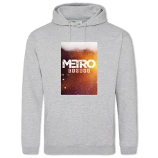 Hoodie with Print Metro Exodus Logo Print - 2XL grey