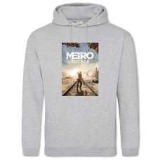 Hoodie with Print Metro Exodus Theme - 2XL grey
