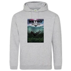 Hoodie with Print Metro Exodus Theme Print - 2XL grey
