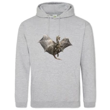 Hoodie with Print Monster Hunter: World Creature - 2XL grey