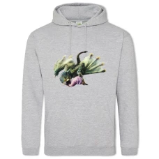 Hoodie with Print Monster Hunter: World Print - 2XL grey