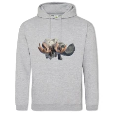 Hoodie with Print Monster Hunter: World Theme Print - 2XL grey