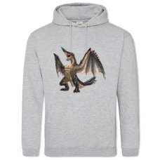 Hoodie with Print Monster Hunter: World Monster - 2XL grey