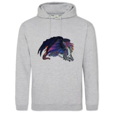 Hoodie with Print Monster Hunter: World Art Edition - 2XL grey