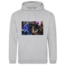Hoodie with Print Neverwinter Nights Print - 2XL grey