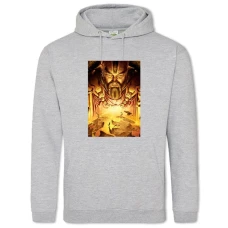 Hoodie with Print Neverwinter Nights Theme Print - 2XL grey