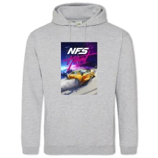 Hoodie with Print NFS Heat Print - 2XL grey
