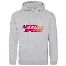 Hoodie with Print NFS Bright Logo - 2XL grey
