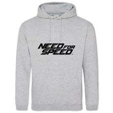 Hoodie with Print NFS Black Logo - 2XL grey