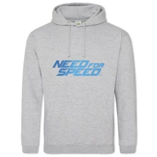 Hoodie with Print NFS Blue Logo - 2XL grey