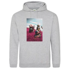 Hoodie with Print No Mans Sky Heroes - 2XL grey