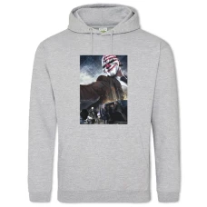 Hoodie with Print Payday Hero - 2XL grey
