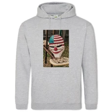 Hoodie with Print Payday Mask Print - 2XL grey