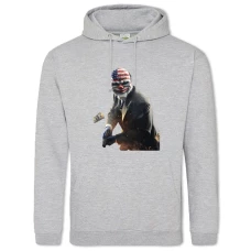 Hoodie with Print Payday Main Hero - 2XL grey