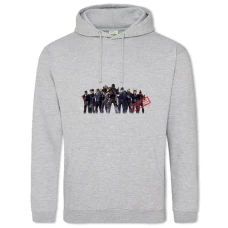 Hoodie with Print Payday Heroes Print - 2XL grey