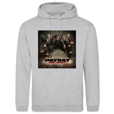 Hoodie with Print Payday Theme - 2XL grey