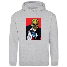 Hoodie with Print Payday Gold Mask - 2XL grey