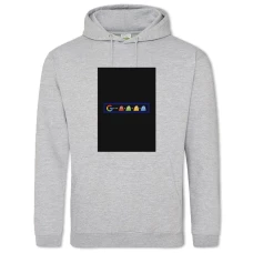 Hoodie with Print Pac-Man Google Edition - 2XL grey