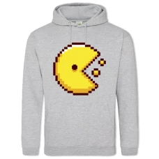 Hoodie with Print Pac-Man Yellow Hero - 2XL grey