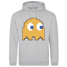 Hoodie with Print Pac-Man Pixel Hero - 2XL grey