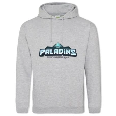 Hoodie with Print Paladins Champions Of The Realm - 2XL grey