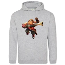 Hoodie with Print Paladins Barik - 2XL grey