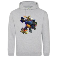 Hoodie with Print Paladins Bomb King - 2XL grey