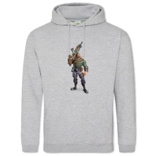 Hoodie with Print Paladins Victor - 2XL grey