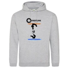 Hoodie with Print Portal Heroes Print - 2XL grey