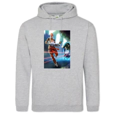 Hoodie with Print Portal Hero - 2XL grey