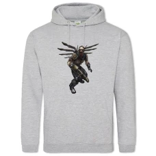 Hoodie with Print Quake Print Hero - 2XL grey