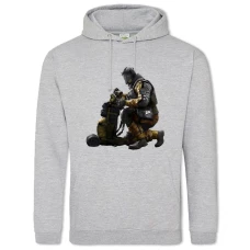 Hoodie with Print Rainbow Six Siege Hero - 2XL grey