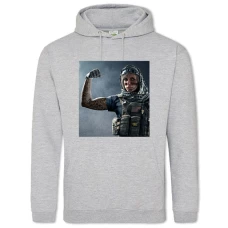 Hoodie with Print Rainbow Six Siege Stong Hero - 2XL grey